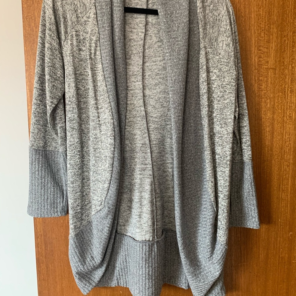 Grey cardigan